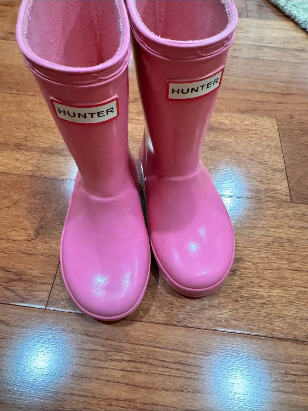 Hunter Kids' First Classic Rain Boot Pink Size 7
